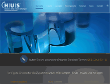 Tablet Screenshot of hus-recht.de